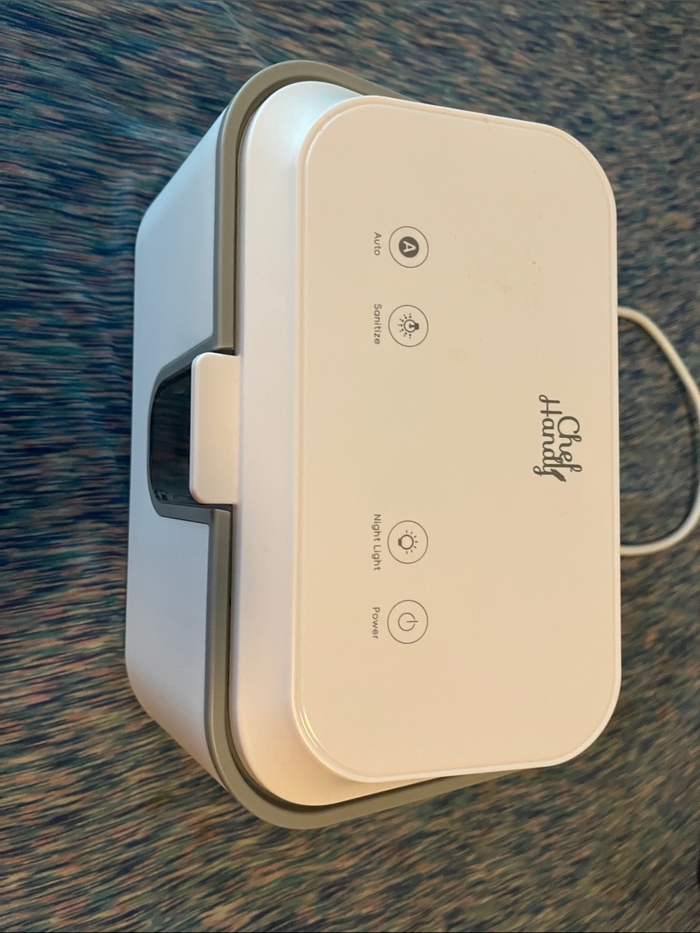 White UV Sanitizer Box - Portable Electronics Cleaner